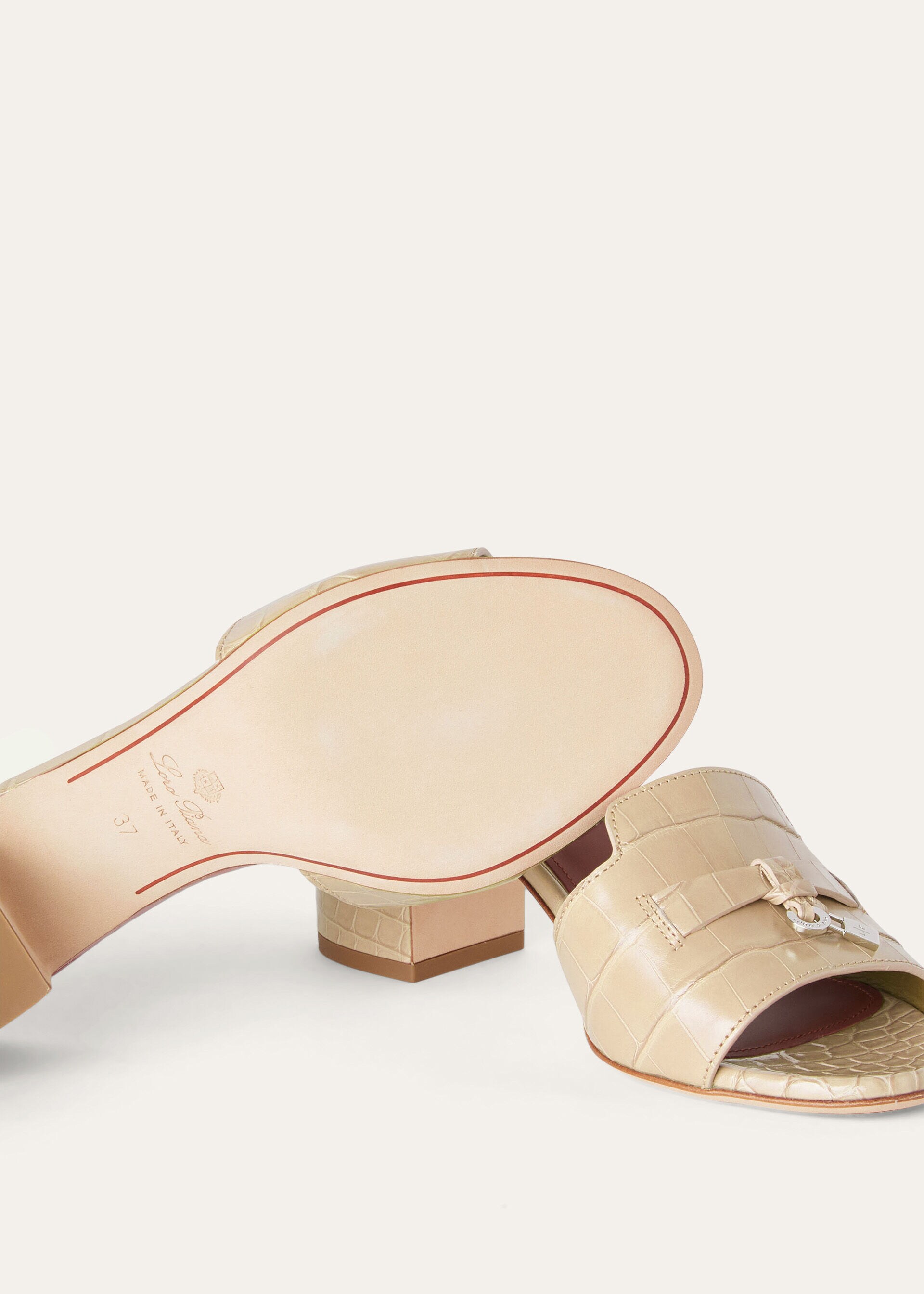 SUMMER CHARMS HEELED MULE T55 ALLIGAT. MISS DANDY