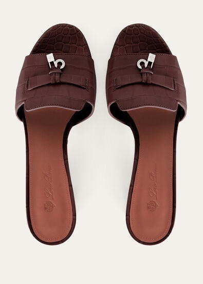 SUMMER CHARMS HEELED MULE T55 ALLIGAT. MISS DANDY