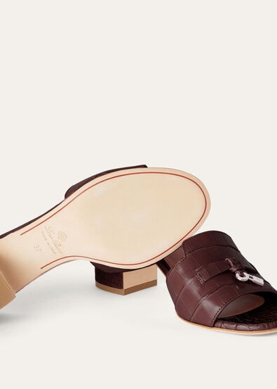 SUMMER CHARMS HEELED MULE T55 ALLIGAT. MISS DANDY