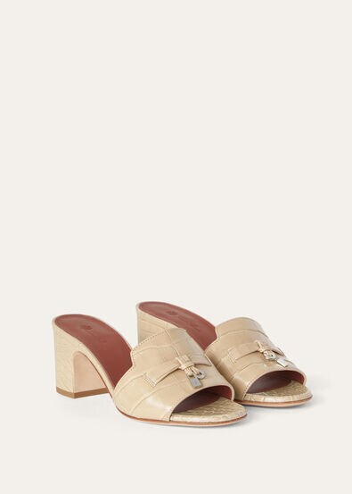 SUMMER CHARMS HEELED MULE T55 ALLIGAT. MISS DANDY