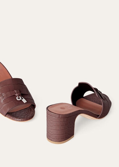 SUMMER CHARMS HEELED MULE T55 ALLIGAT. MISS DANDY