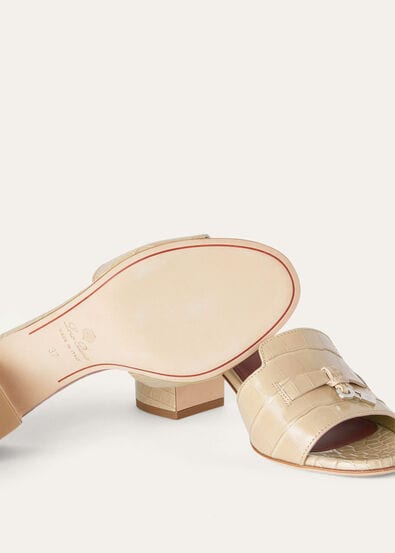 SUMMER CHARMS HEELED MULE T55 ALLIGAT. MISS DANDY