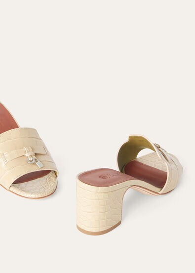 SUMMER CHARMS HEELED MULE T55 ALLIGAT. MISS DANDY