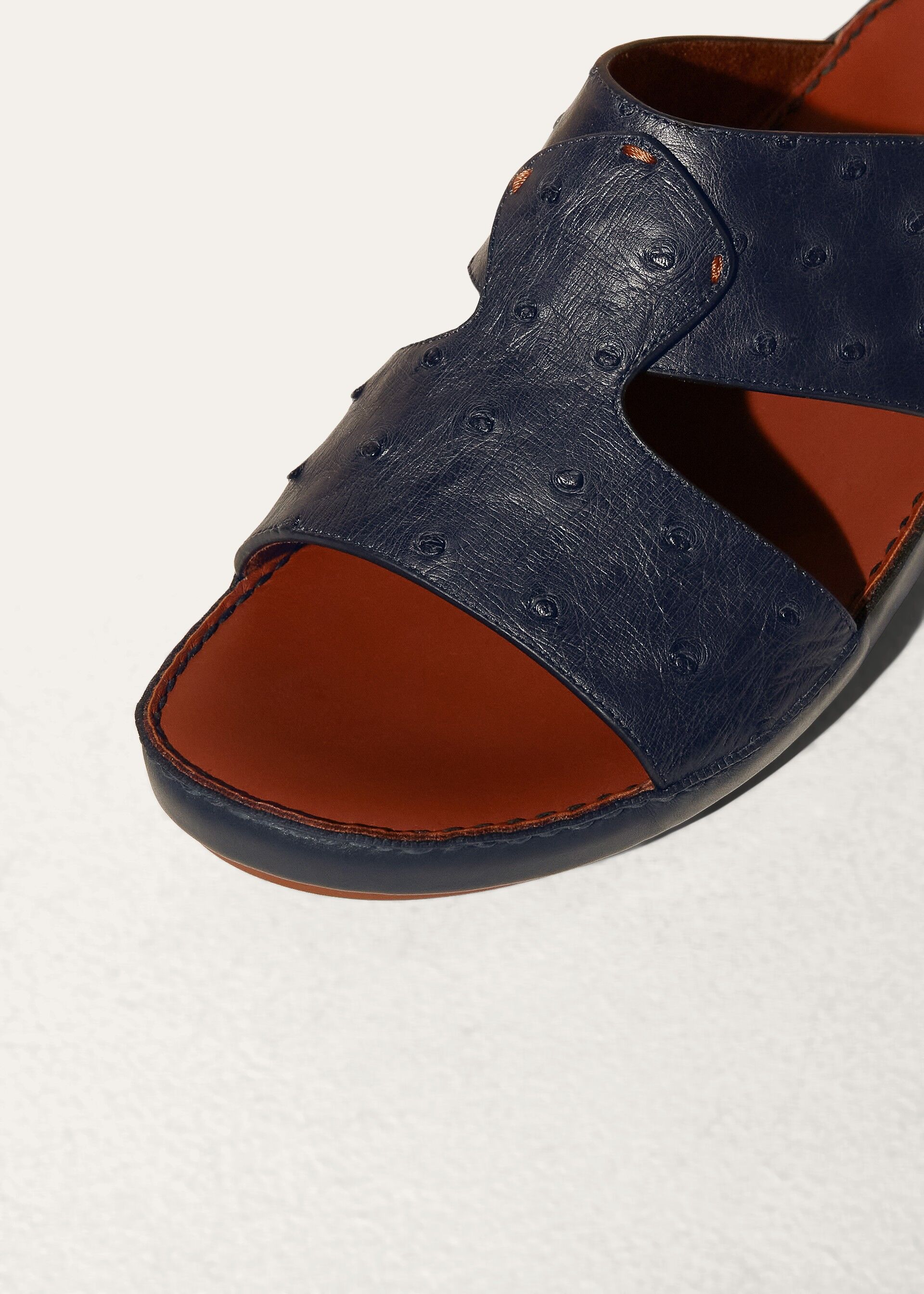 NEW HEART WALK SANDAL OSTRICH