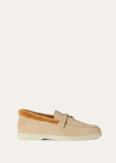 Loro piana summer store walk suede loafers