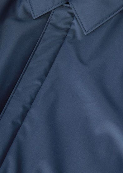 LORO PIANA SHIRT BOMBER WINDFUR STRETCH ST MINK