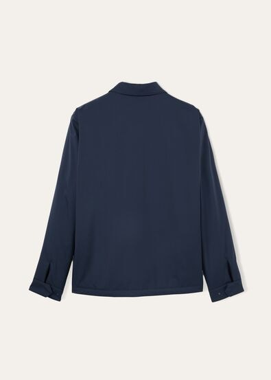 LORO PIANA SHIRT BOMBER WINDFUR STRETCH ST MINK