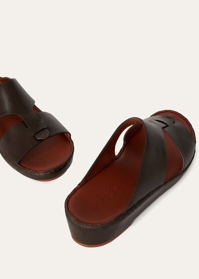 NEW BUCKLE WALK SANDAL CALF