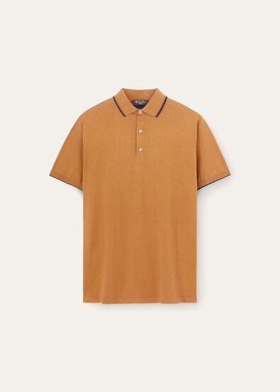 Vicu a Polo Shirt in Cotton Vicu a Light Steel Blue Loro Piana