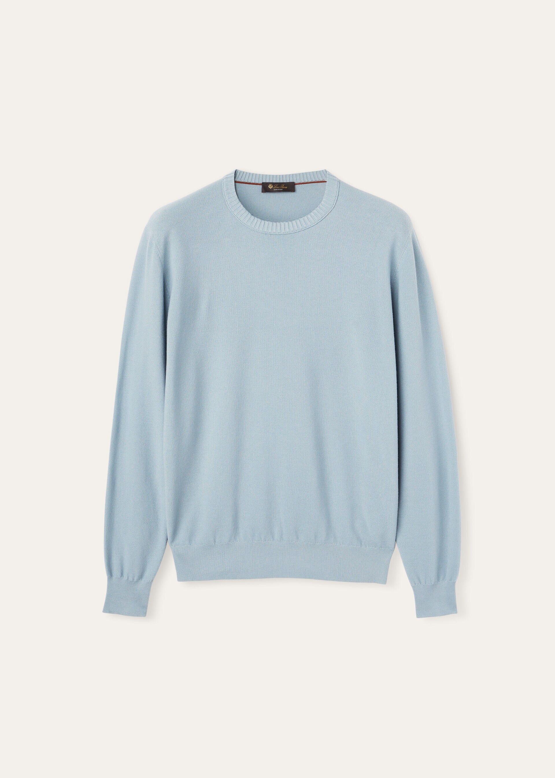 Walkery Crew Neck Cotton, Silk Open Sky Loro Piana CA