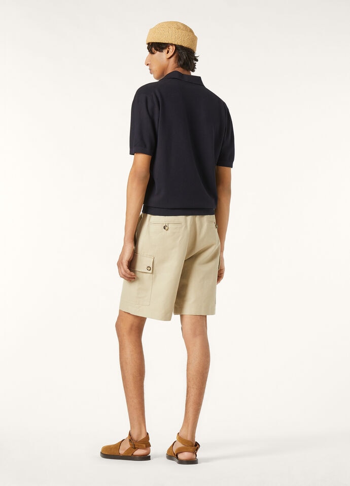WALKERY POLO MM BUTTONLESS COTTON SILK GG 18_FAM0531_W000_46_4