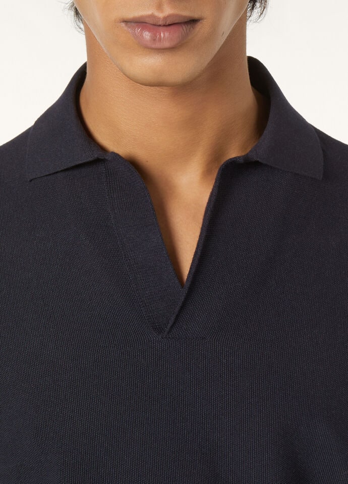 WALKERY POLO MM BUTTONLESS COTTON SILK GG 18_FAM0531_W000_46_2