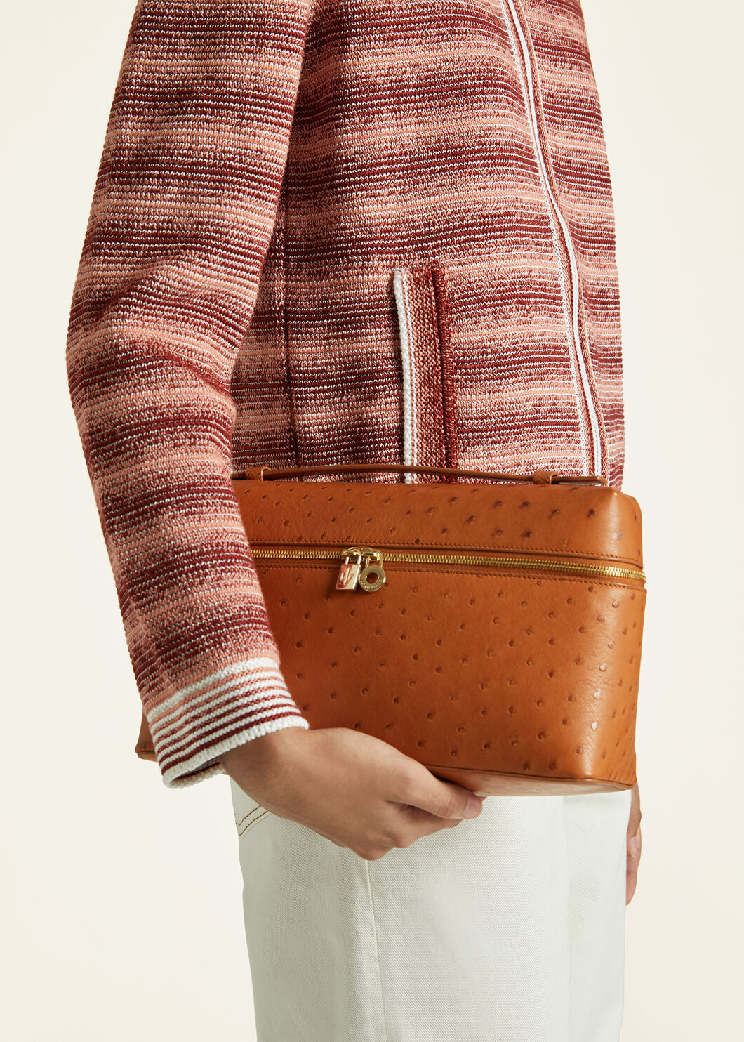 EXTRA POCKET L27 OSTRICH SADDLE FINISH