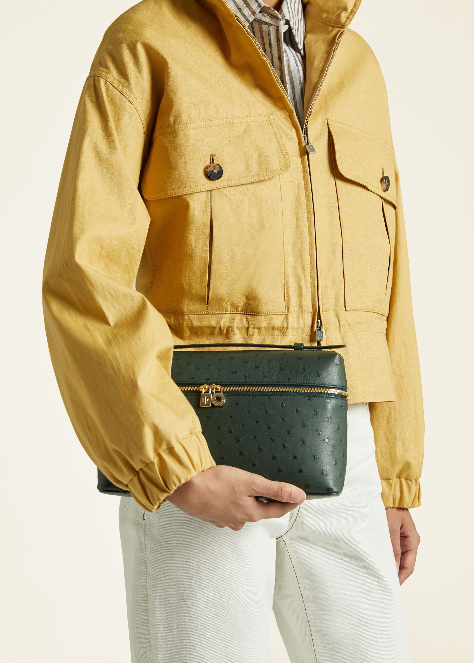 EXTRA POCKET L27 OSTRICH SADDLE FINISH