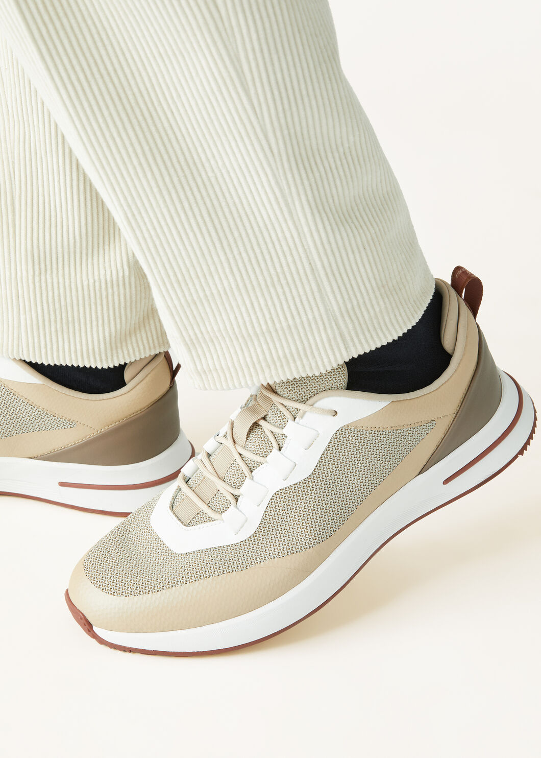 Week End Walk Sneaker Microfibre Desert Beige Loro Piana HU