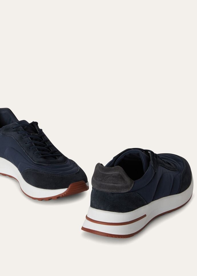 Week End Walk Sneaker Microfibre - Storm System® Navy Blue