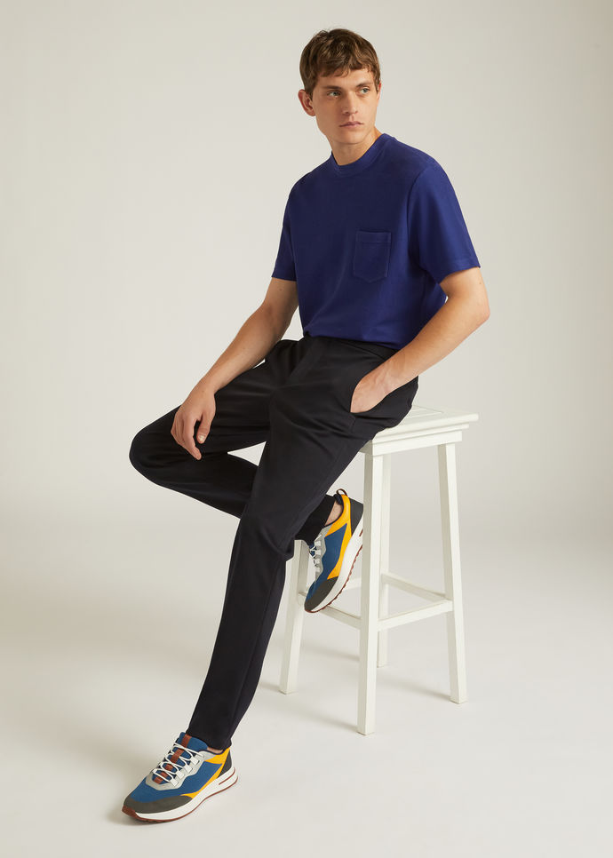 T-shirt Huck Lace-Cotone
