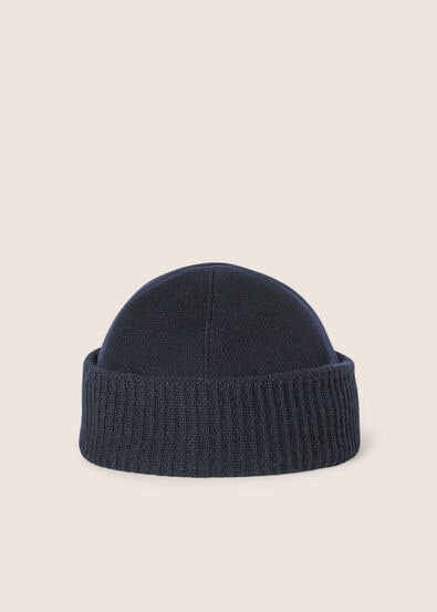 Black and grey beanie