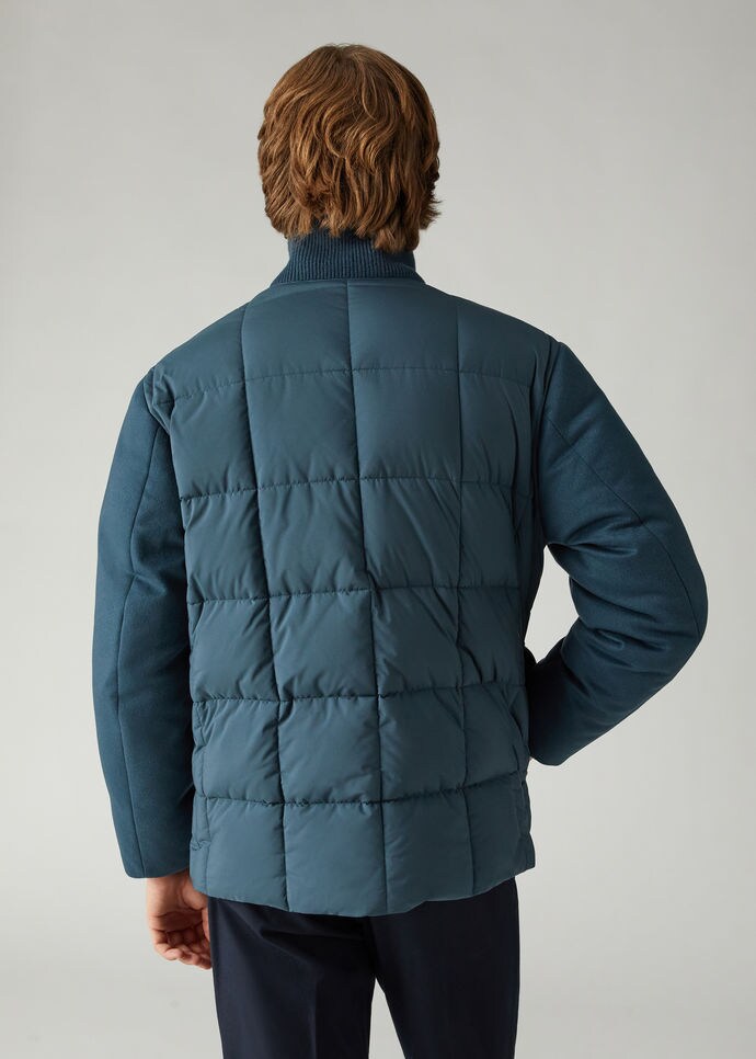 fabric puffer jacket