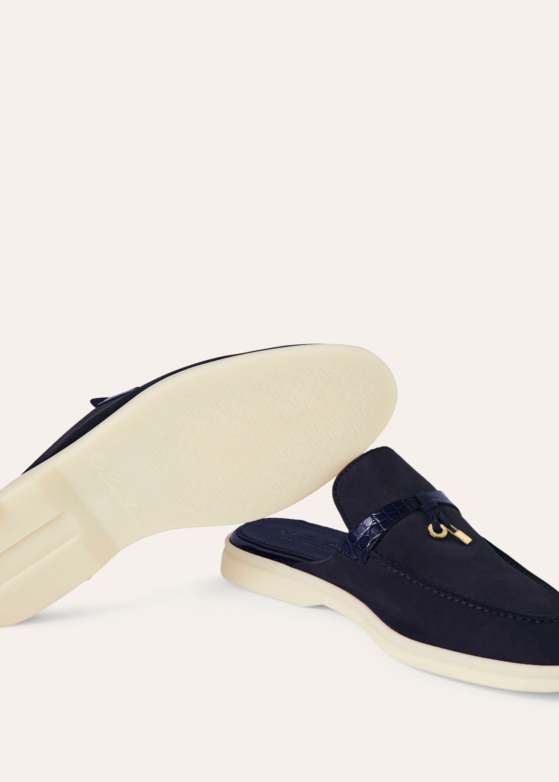 BABOUCHE CHARMS WALK SUEDE ALLIGATOR