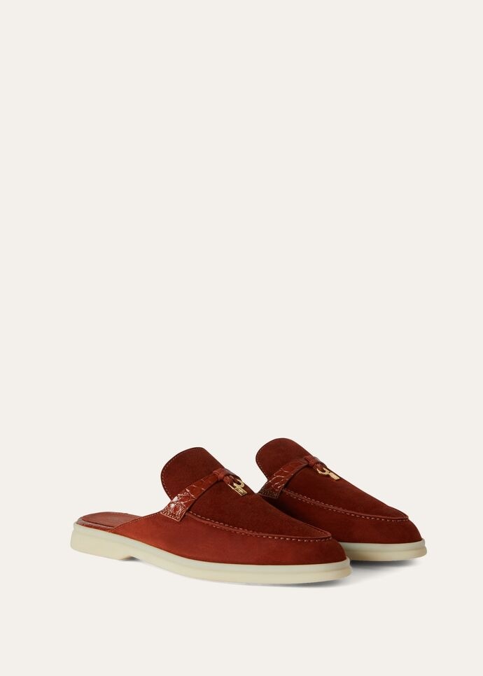 BABOUCHE CHARMS WALK SUEDE ALLIGATOR_FAM5312_P105_3