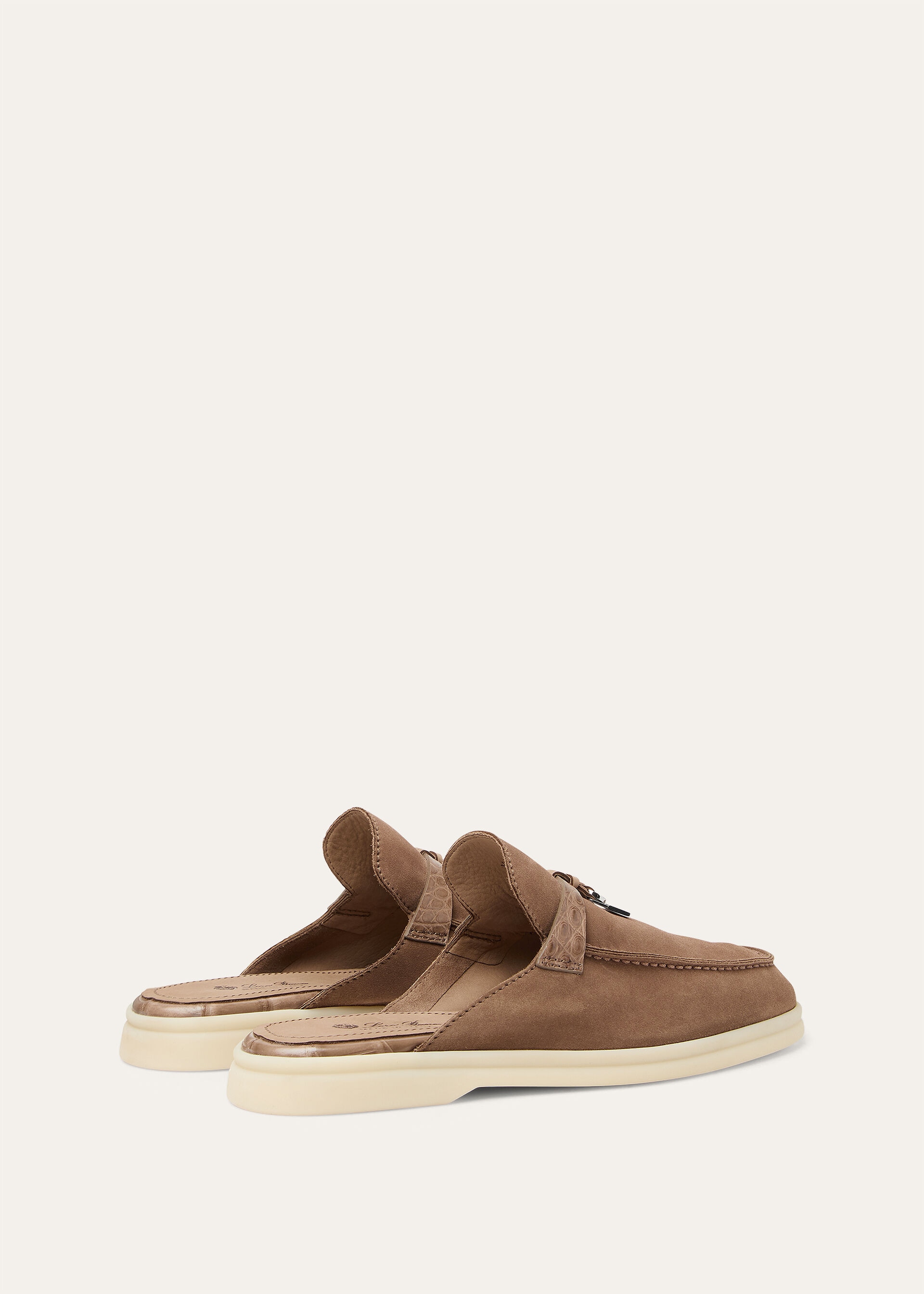 BABOUCHE CHARMS WALK SUEDE ALLIGATOR