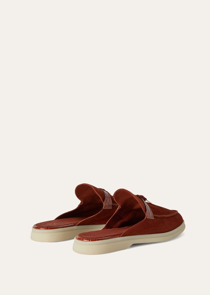 BABOUCHE CHARMS WALK SUEDE ALLIGATOR_FAM5312_P105_4