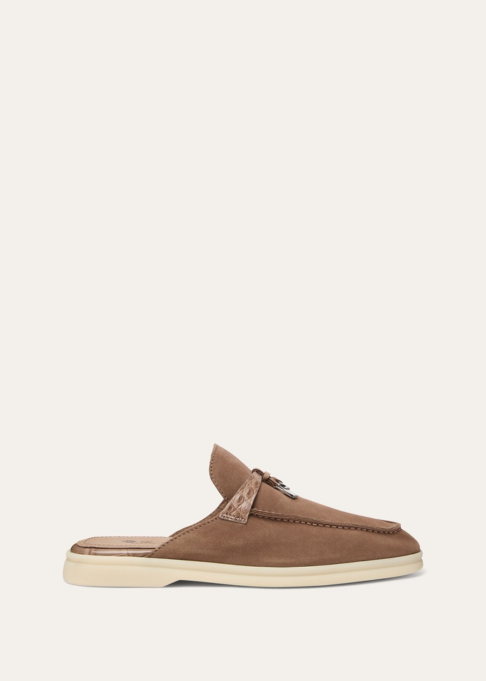 BABOUCHE CHARMS WALK SUEDE ALLIGATOR_FAM5312_H13Z_1