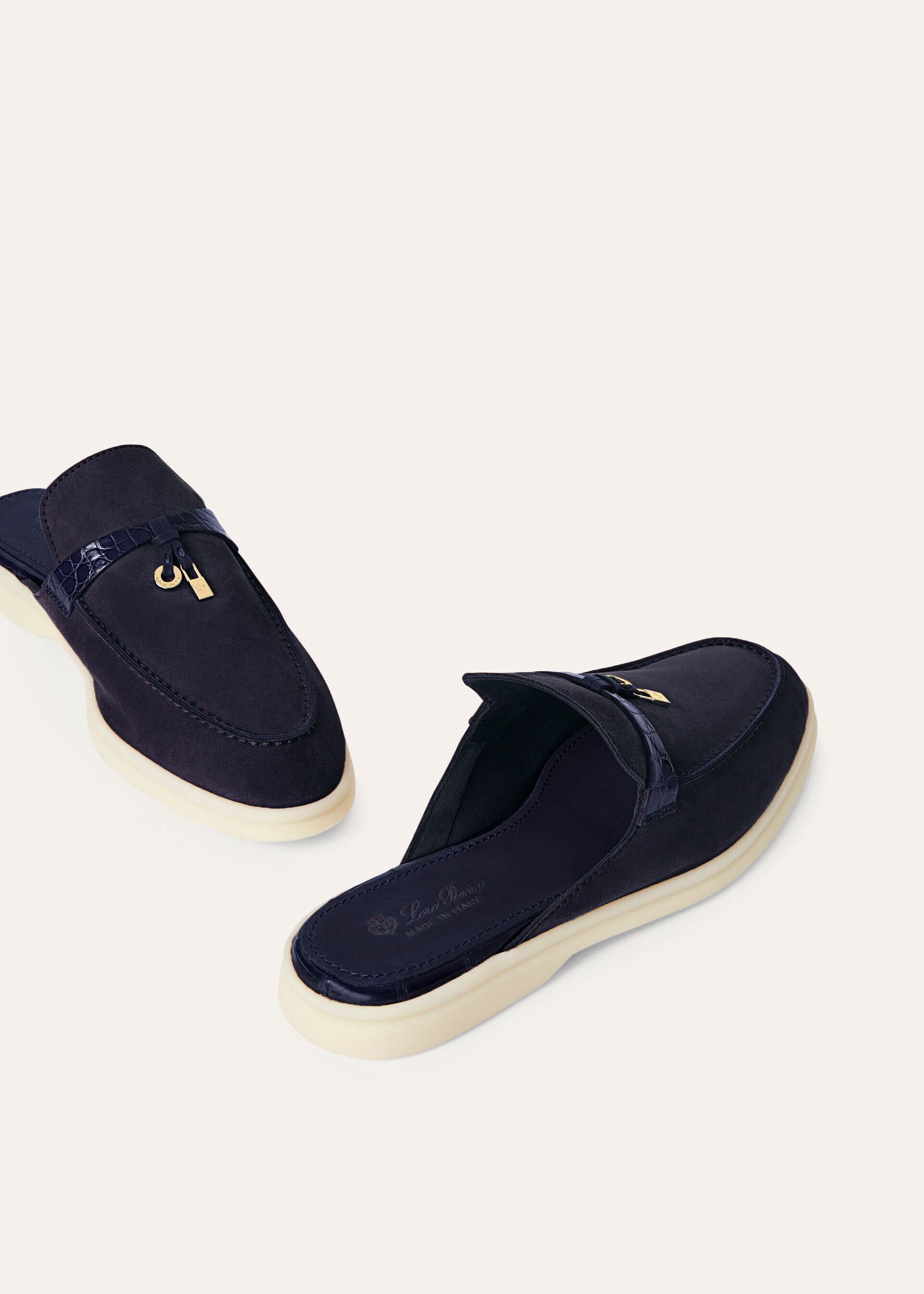 BABOUCHE CHARMS WALK SUEDE ALLIGATOR