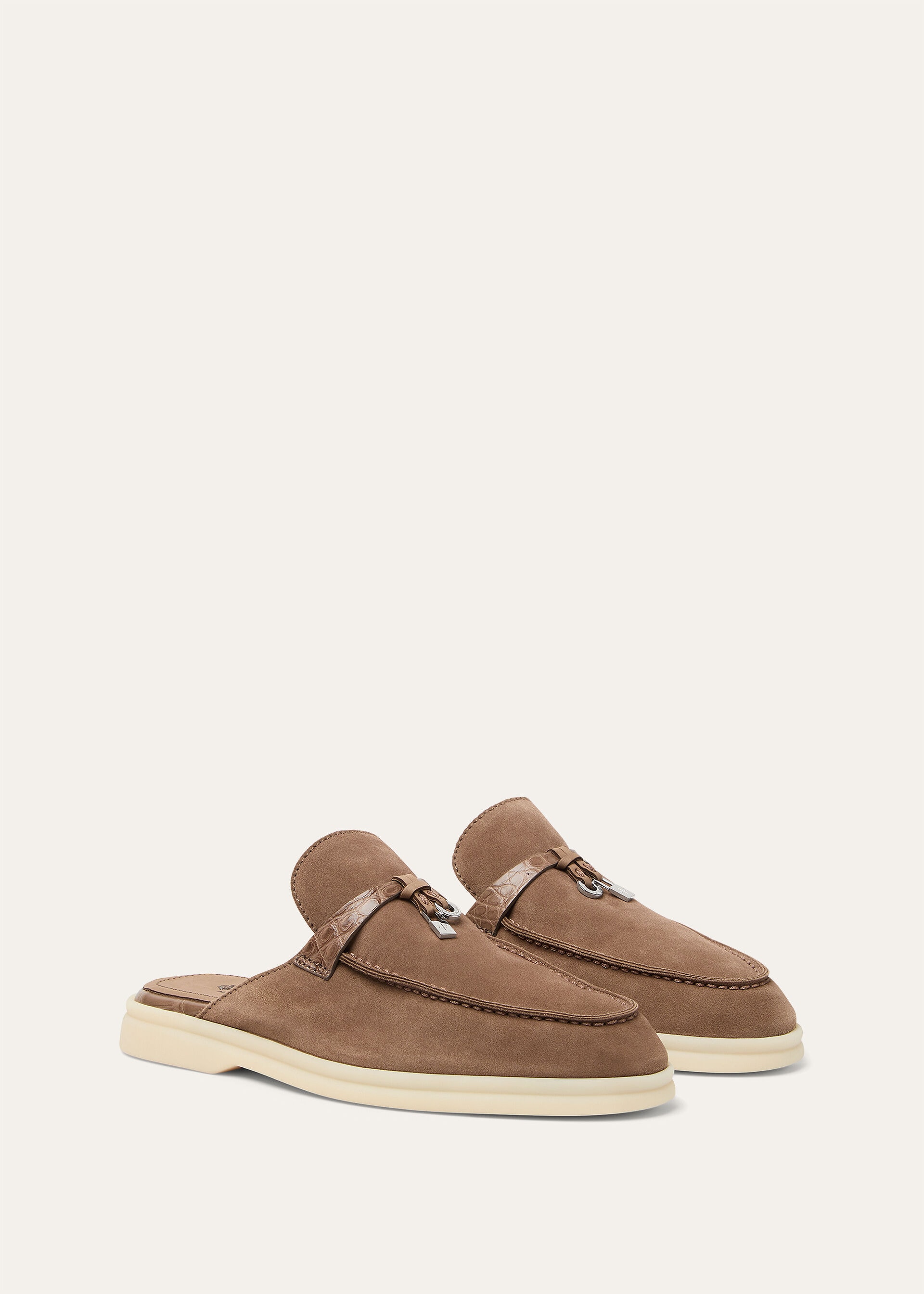 BABOUCHE CHARMS WALK SUEDE ALLIGATOR