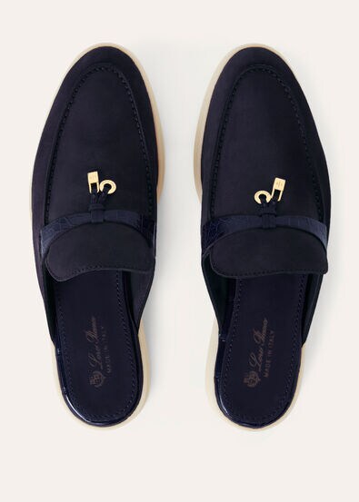 BABOUCHE CHARMS WALK SUEDE ALLIGATOR