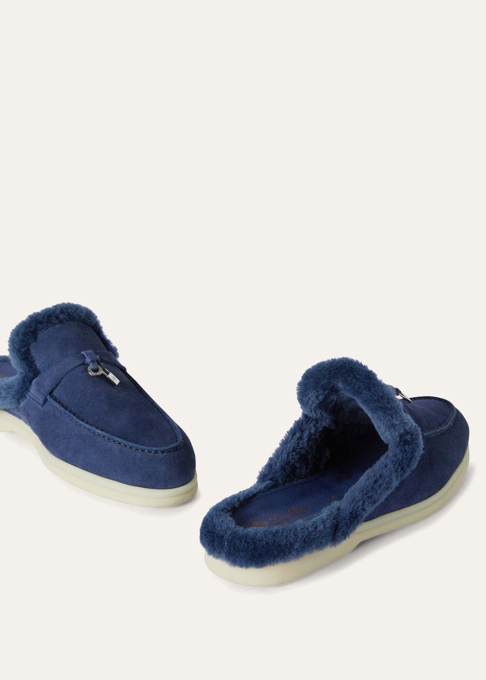 BABOUCHE CHARMS WALK SUEDE FUR