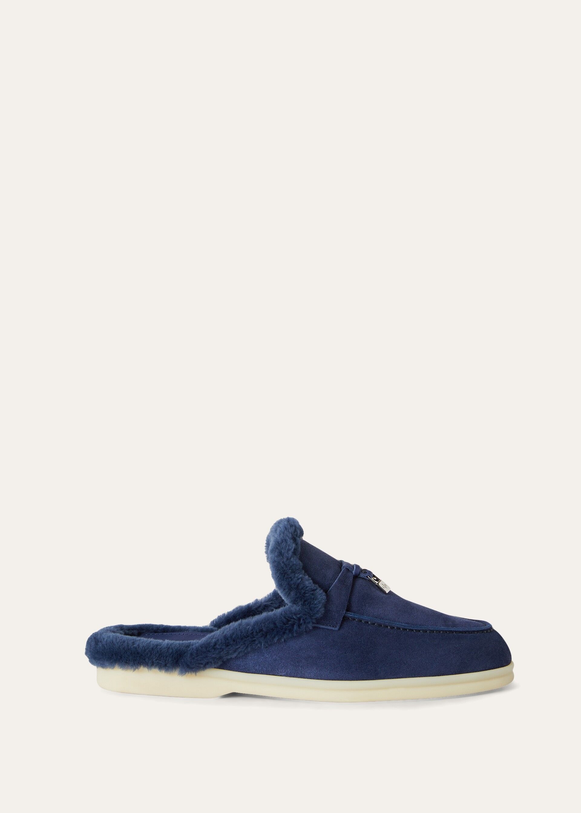 BABOUCHE CHARMS WALK SUEDE FUR