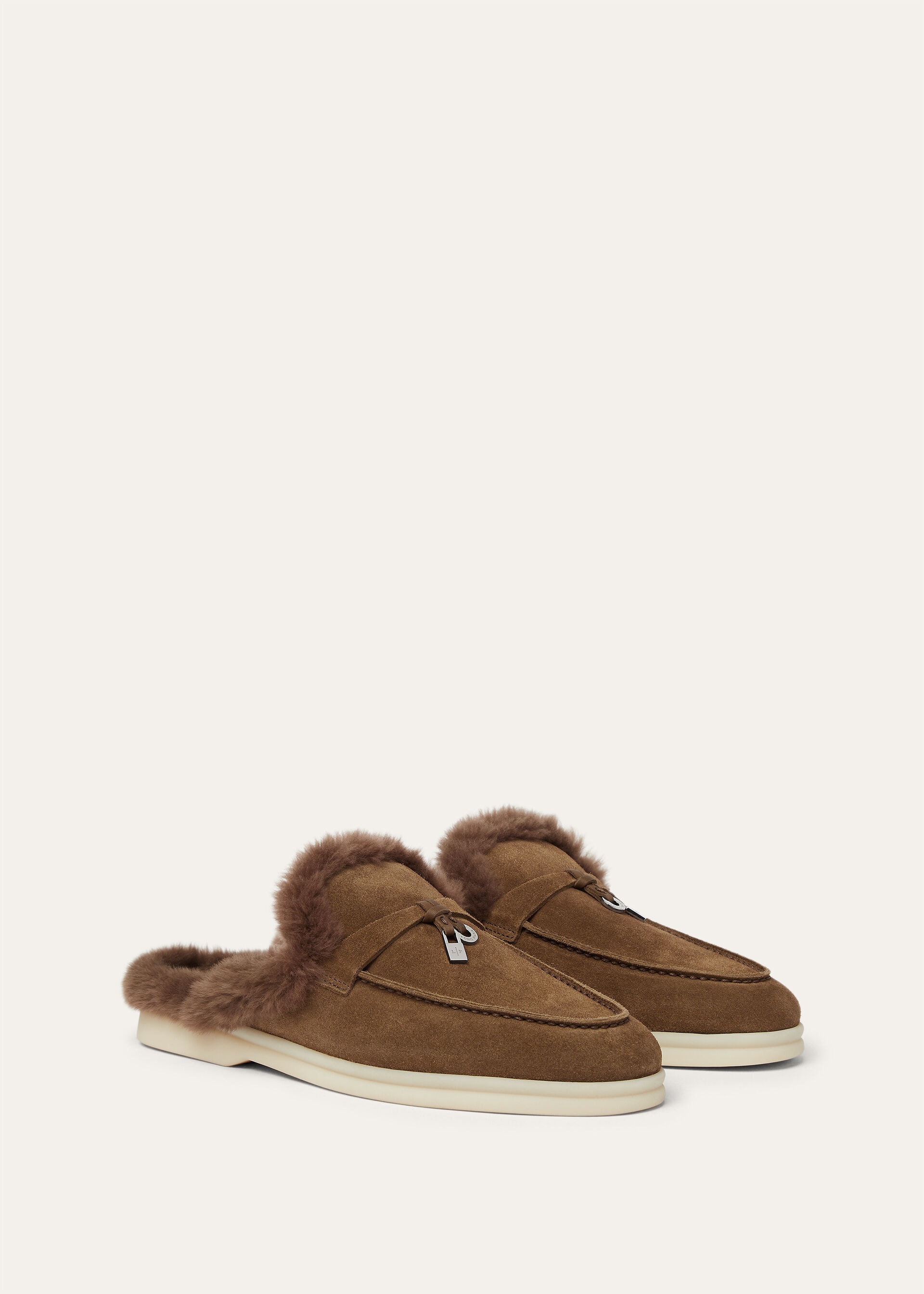 BABOUCHE CHARMS WALK SUEDE FUR