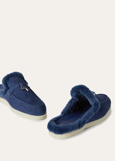 BABOUCHE CHARMS WALK SUEDE FUR