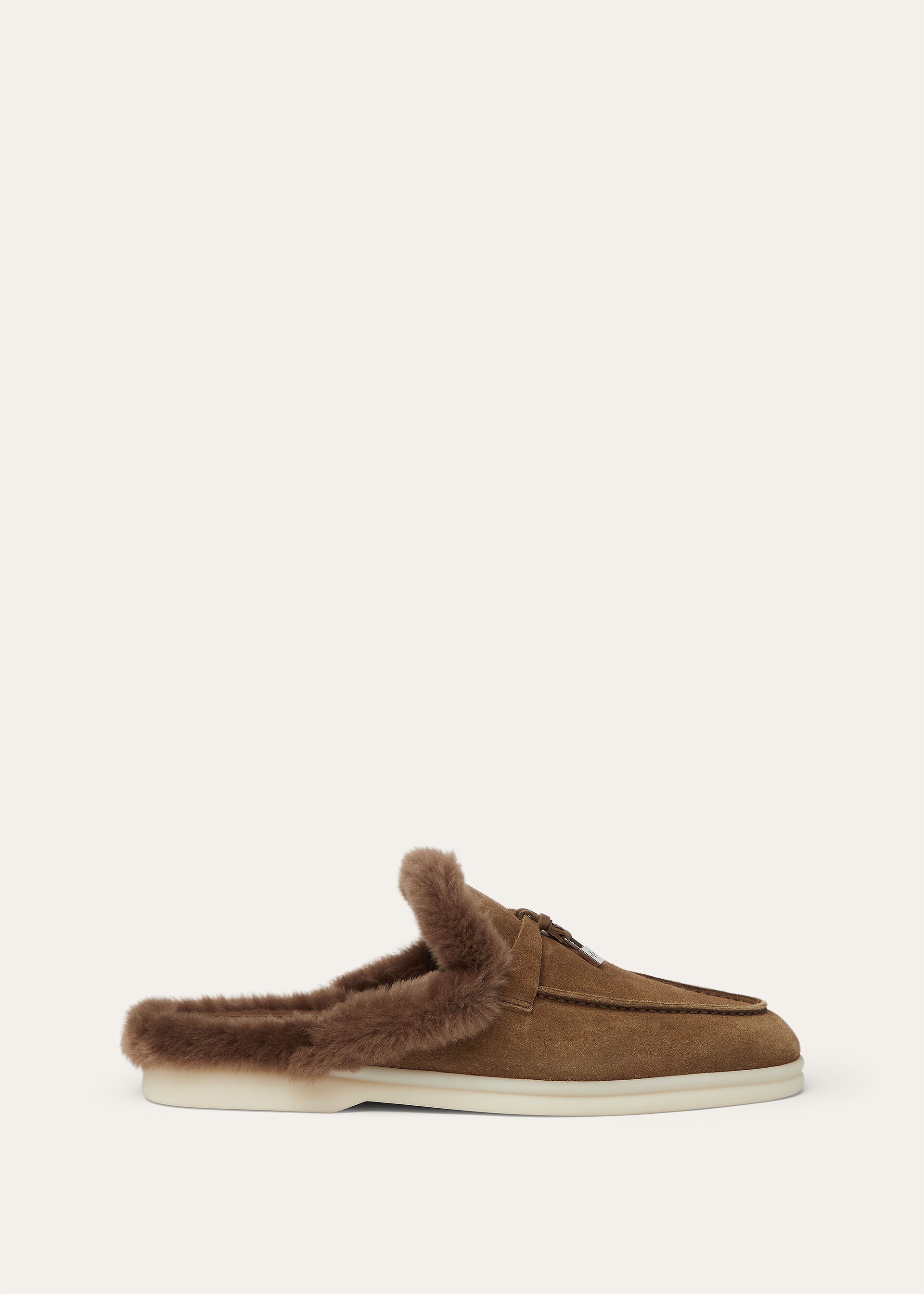 BABOUCHE CHARMS WALK SUEDE FUR