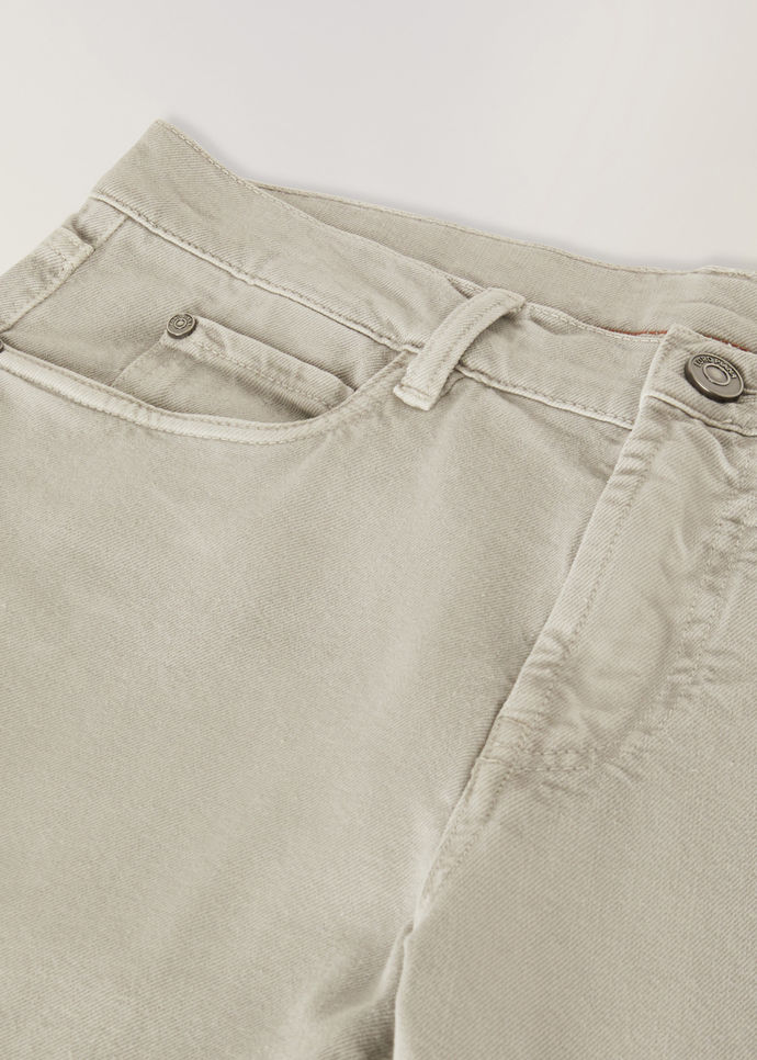 Five-Pocket Trousers-Cotton