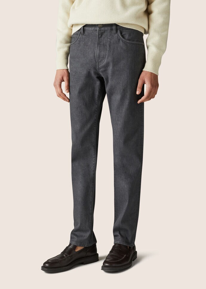 Quarona Five-Pocket Trousers-Cotton