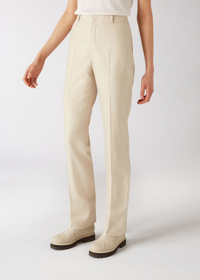 cashmere stretch pants