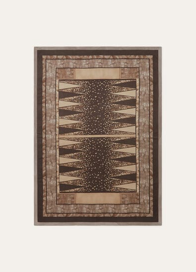 PLAID BACKGAMMON CASH & SUEDE