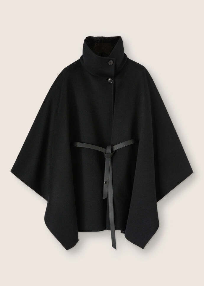 Loro Piana Cashmere & Leather Cape