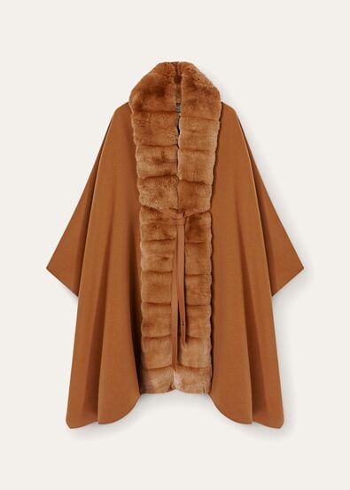 MAN.MARGHERITA FUR DOUBLE VICUNA/ BABY CASHMERE