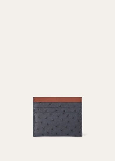 FLAT CC HOLDER OSTRICH SADDLE FINISH