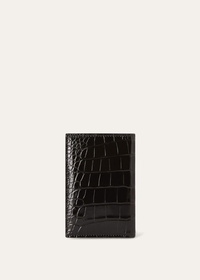 BIFOLD VERTICAL CC HOLDER SOFT SHINY ALLIGATOR_FAM5869_8000_NR_2