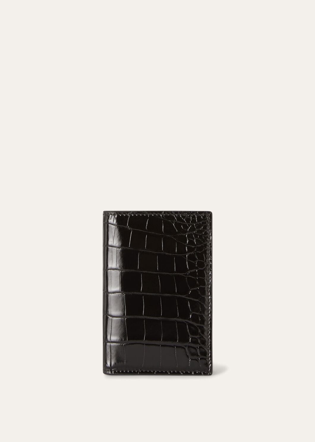 BIFOLD VERTICAL CC HOLDER SOFT SHINY ALLIGATOR_FAM5869_8000_NR_1