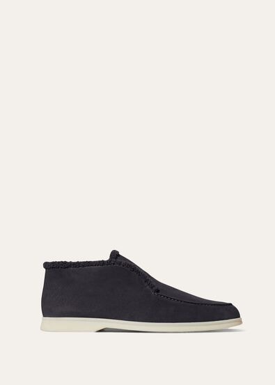 OPEN WALK SUEDE SHEARLING