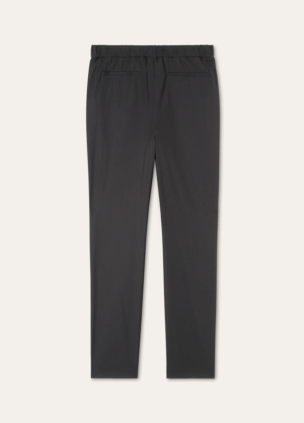 Leisure City Trousers Silk, Virgin Wool Black | Loro Piana