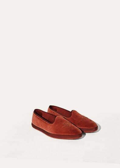 SLIPPERS VENICE LP ANAGRAM VELVET
