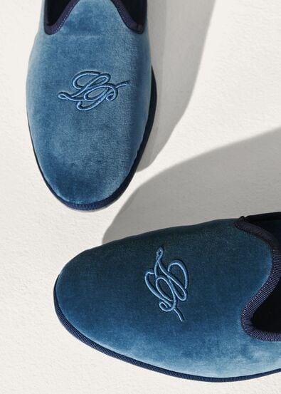 SLIPPERS VENICE LP ANAGRAM VELVET