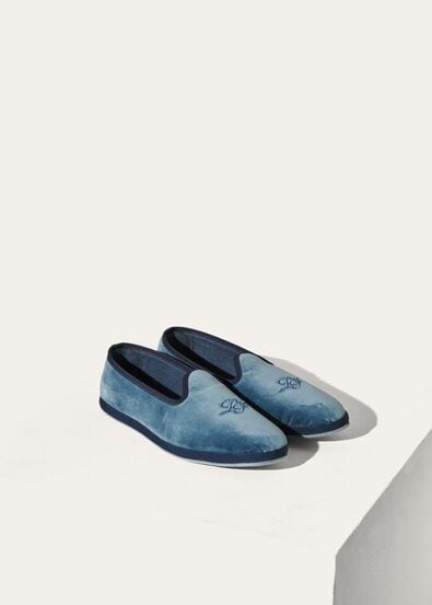 SLIPPERS VENICE LP ANAGRAM VELVET